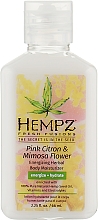 Kup Mleczko do ciała Różowa cytryna i mimoza - Hempz Fresh Fusions Pink Citron & Mimosa Flower Energizing Herbal Body Moisturizer