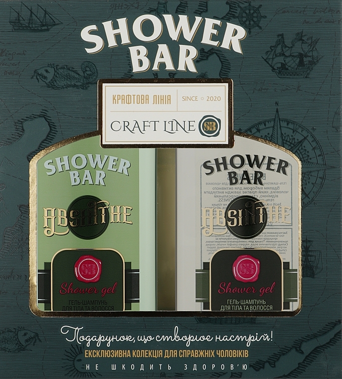 Zestaw - Liora Shower-Bar Craft (sh/gel/2x250ml) — Zdjęcie N1