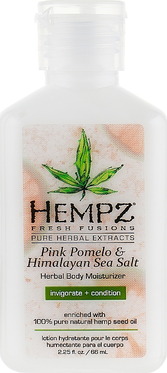 Mleczko do ciała z pomelo i solą himalajską - Hempz Pink Pomelo & Himalayan Sea Salt Herbal Body Moisturizer