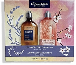 Zestaw - L'Occitane Duo Shower Gel Set (sh/gel/2x250ml) — Zdjęcie N1