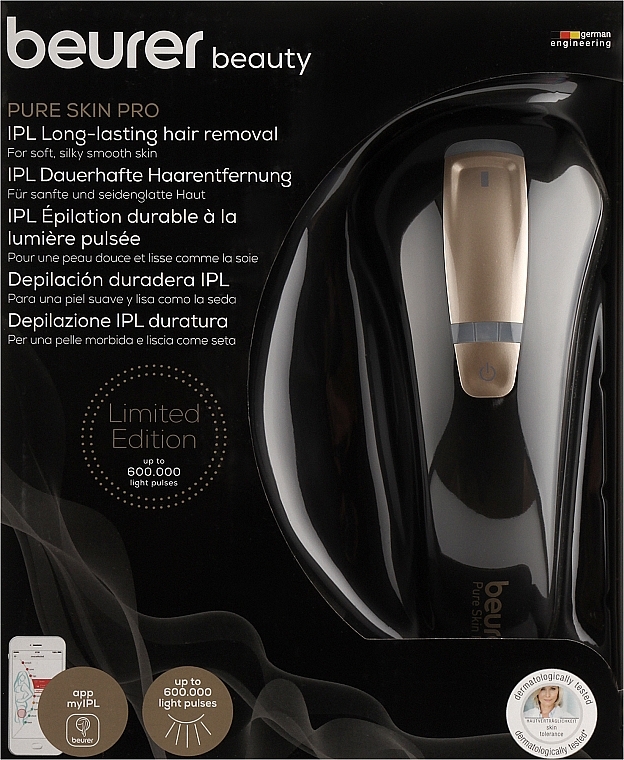 Urządzenie do trwałej depilacji IPL 5800 Pure Skin Pro Light, czarne - Beurer — Zdjęcie N1