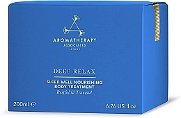 Odżywczy krem do ciała - Aromatherapy Associates Deep Relax Sleep Well Nourishing Body Treatment — Zdjęcie N3