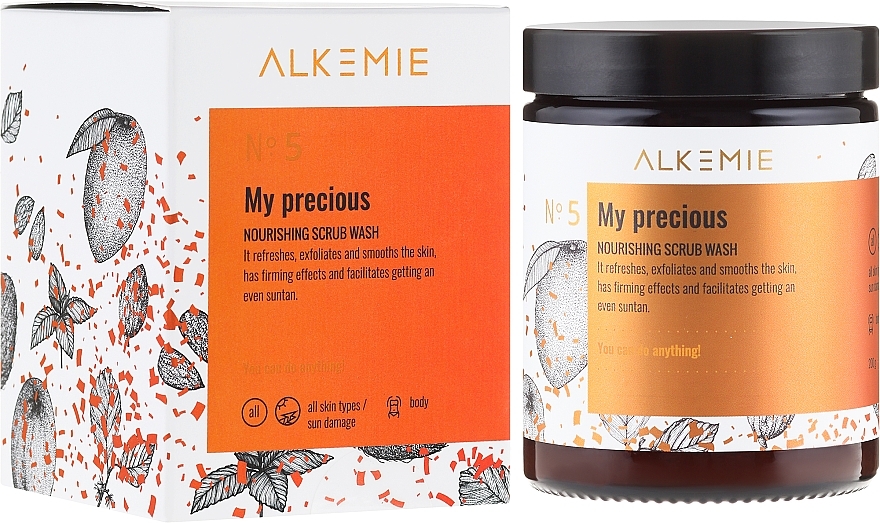 WYPRZEDAŻ Odżywczy peeling myjący do ciała - Alkmie My Precious * — Zdjęcie N3