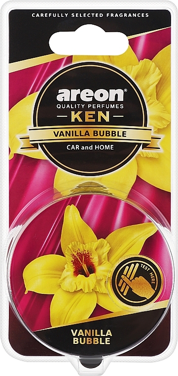 Odświeżacz powietrza w blistrze Vanilla Bubble - Areon Gel Ken Blister Vanilla Bubble — Zdjęcie N1