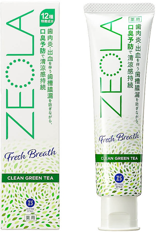 Pasta do zębów Świeży oddech - Zettoc Zeola White Fresh Breath — Zdjęcie N1