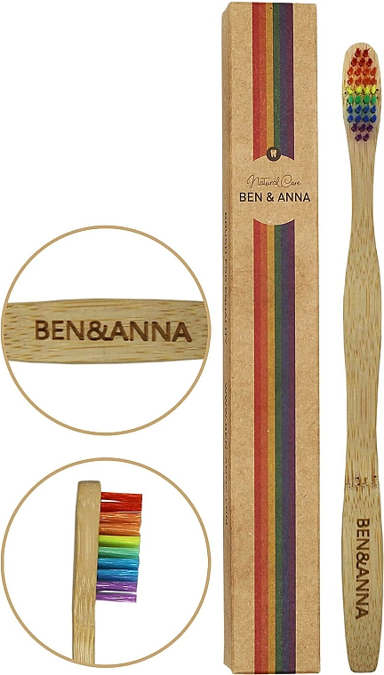 Bambusowa szczoteczka do zębów - Ben & Anna Bamboo Toothbrush  — Zdjęcie N1