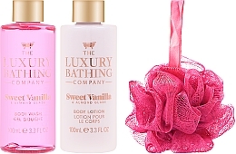 Zestaw - Grace Cole The Luxury Bathing Sweet Vanila (sh/gel/100ml + b/lot/100ml + b/polisher) — Zdjęcie N2