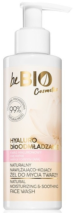 Żel do mycia twarzy - BeBio Hyaluro Bio Rejuvenation 40+