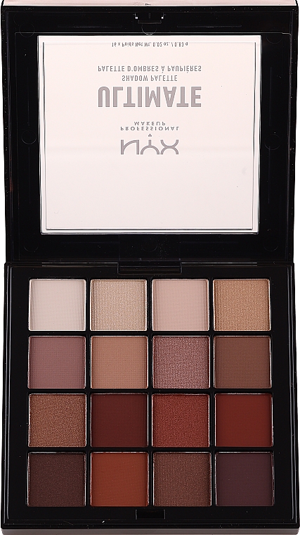 Paleta cieni do powiek - NYX Professional Makeup Ultimate Shadow Palette — Zdjęcie N2