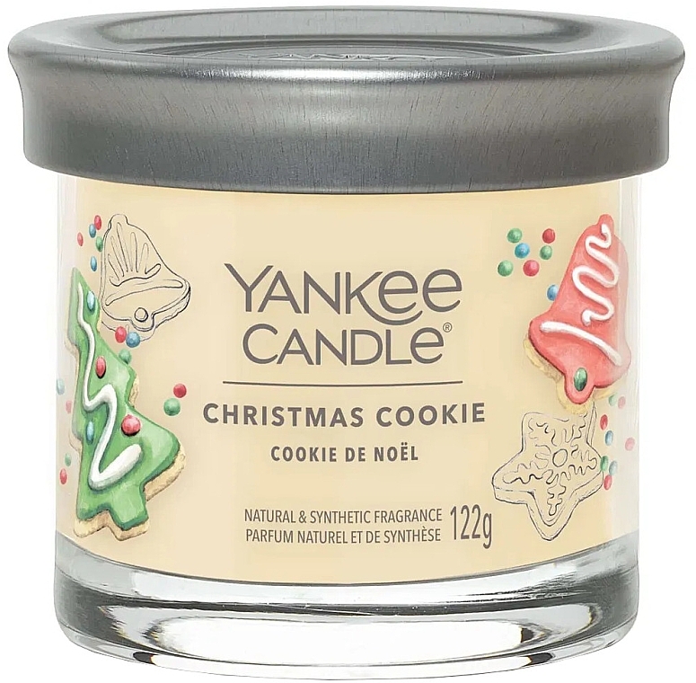 Świeca zapachowa, 1 knot - Yankee Candle Christmas Cookie Tumbler — Zdjęcie N1