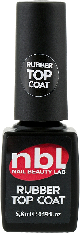 Kauczukowy top do paznokci - Jerden NBL Nail Beauty Lab Rubber Top Coat — Zdjęcie N1