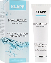 Kup Nawilżający krem do twarzy z kwasem hialuronowym SPF 15 - Klapp Cosmetics Hyaluronic Face Protection