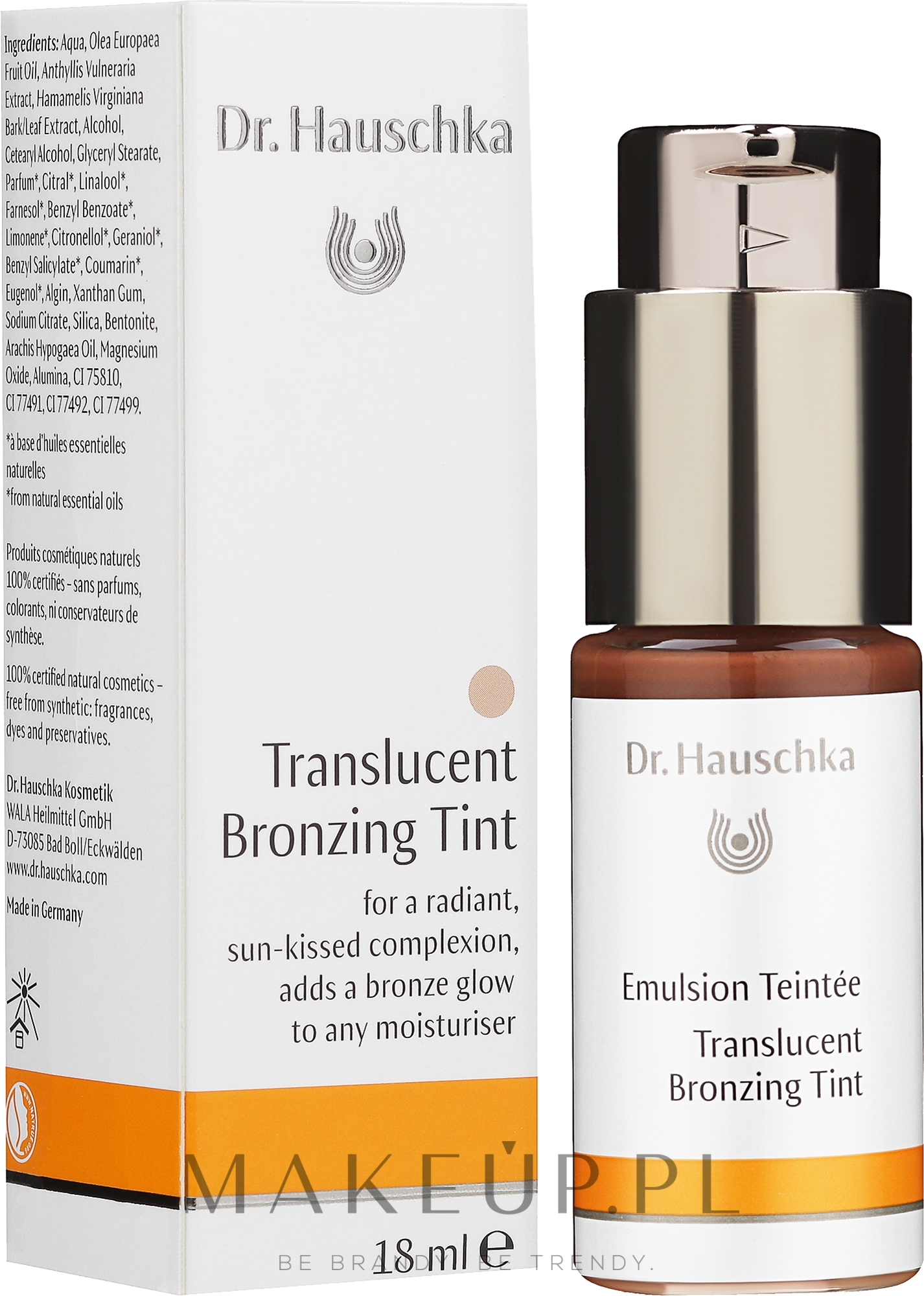 Brązujący fluid do twarzy - Dr Hauschka Translucent Bronzing Tint — Zdjęcie 18 ml