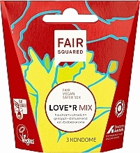 Kup Prezerwatywy, 3 szt. - Fair Squared Love*R Mix Condoms