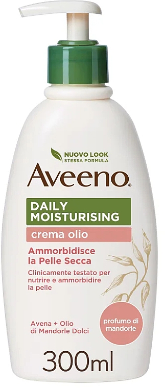 Nawilżające masło do ciała - Aveeno Daily Moisturizing Oil Cream — Zdjęcie N1