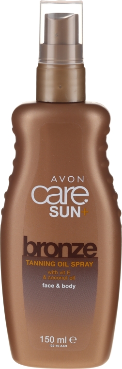 Nawilżający olejek w sprayu do ciała wzmacniający opaleniznę - Avon Care Sun+ Moisturising Tan Enhancing Oil Spray — Zdjęcie N1