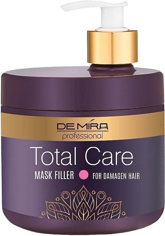 Maska wypełniająca do włosów zniszczonych - DeMira Professional Total Care Mask Filler For Damaged Hair — Zdjęcie N1