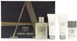 Kup Giorgio Armani Acqua di Gio - Zestaw (deo/30ml + shamp/75ml + Aftershave balm/75m + Spr/100ml)