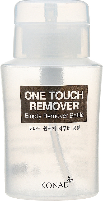 Butelka z pompką - Konad One Touch Remover Bottle (bez zawartości) — Zdjęcie N1