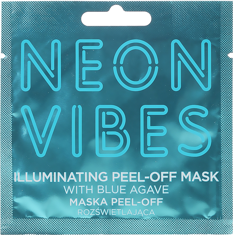 PREZENT! Rozświetlająca maska peel-off do twarzy - Marion Neon Vibes Illuminating Peel-Off Mask — Zdjęcie N1