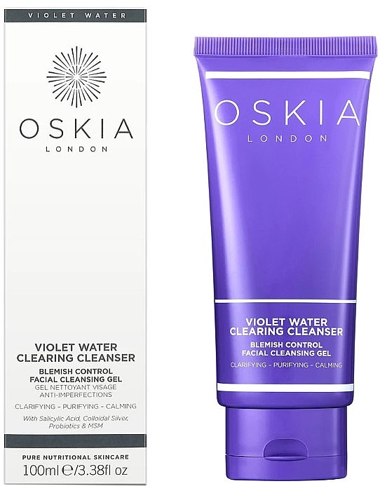 Żel do mycia - Oskia Violet Water Clearing Cleanser — Zdjęcie N2