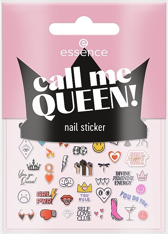 Naklejki na paznokcie - Essence Call Me Queen! Nail Sticker — Zdjęcie N1