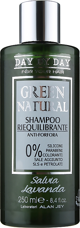 Szampon przeciwłupieżowy przywracający równowagę - Alan Jey Green Natural Shampoo Riequilibrante — Zdjęcie N1