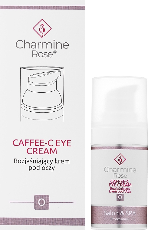 Rozjaśniający krem pod oczy - Charmine Rose Caffee-C Eye Cream — Zdjęcie N2