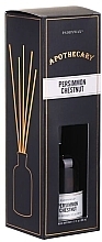 Dyfuzor zapachowy - Paddywax Apothecary Glass Reed Diffuser Persimmon & Chestnut — Zdjęcie N3