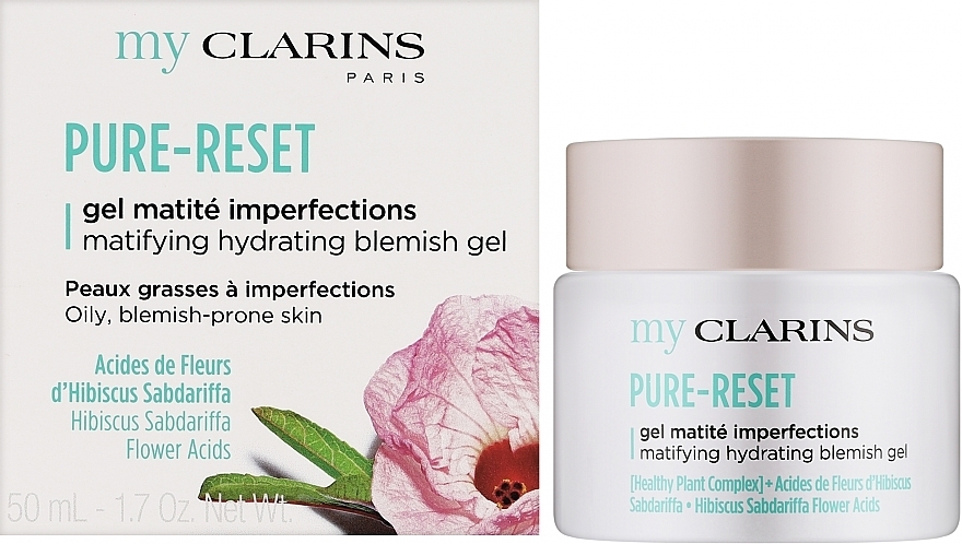 Żel do twarzy - Clarins My Clarins Pure-Reset Matifying Hydrating Blemish Gel — Zdjęcie N2