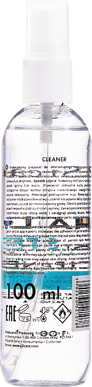Płyn do odtłuszczania paznokci - Silcare Cleaner Nailo — Zdjęcie N2