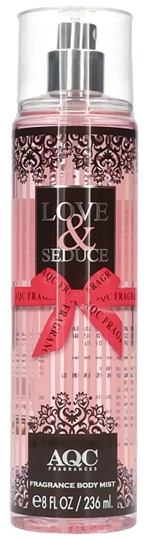 Perfumowana mgiełka do ciała - AQC Fragrances Love & Seduce Body Mist — Zdjęcie N1