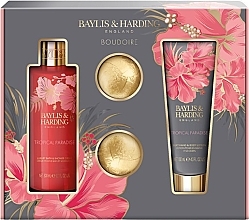 Kup Zestaw - Baylis & Harding Boudoire Tropical Paradise Luxury Bathing Treats Gift Set (sh/cr/300ml + lot/200ml + b/bombs/2x75g)