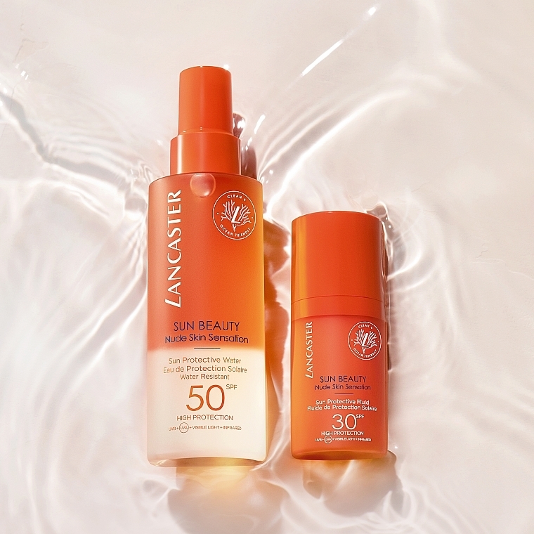 Fluid z filtrem do twarzy - Lancaster Sun Beauty Nude Skin Sensation Sun Protective Fluid SPF30 — Zdjęcie N8