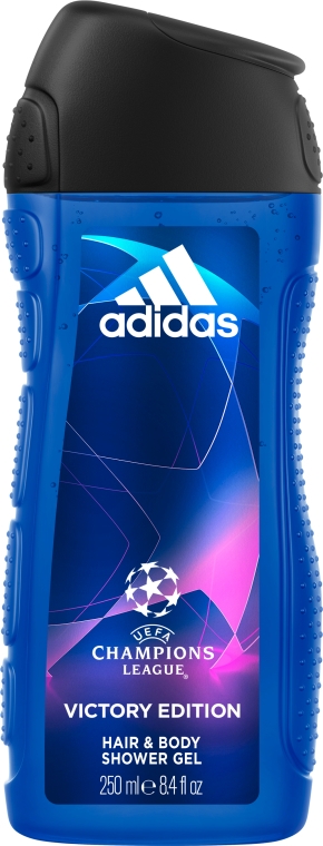 Adidas UEFA Champions League Victory Edition - Żel pod prysznic do ciała i włosów dla mężczyzn