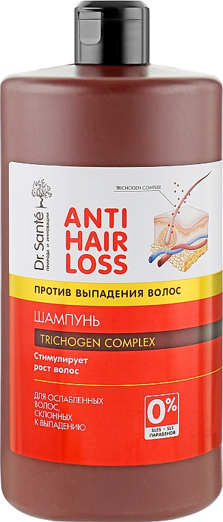 Szampon przeciw wypadaniu włosów - Dr Sante Anti Hair Loss Shampoo — Zdjęcie N2