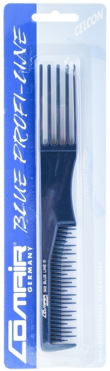 Grzebień nr 302 "Blue Profi Line" do tapirowania włosów, 19,5 cm - Comair — Zdjęcie N1