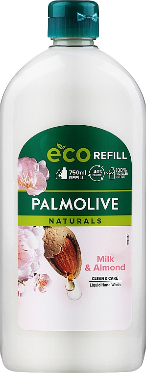 Kremowe mydło w płynie do rąk zapas Mleko i Migdał - Palmolive Naturals Milk & Almond — Zdjęcie N5