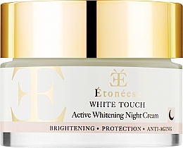 Kup Rozświetlający krem do twarzy na noc - Etoneese White Touch Active Whitening Night Cream 