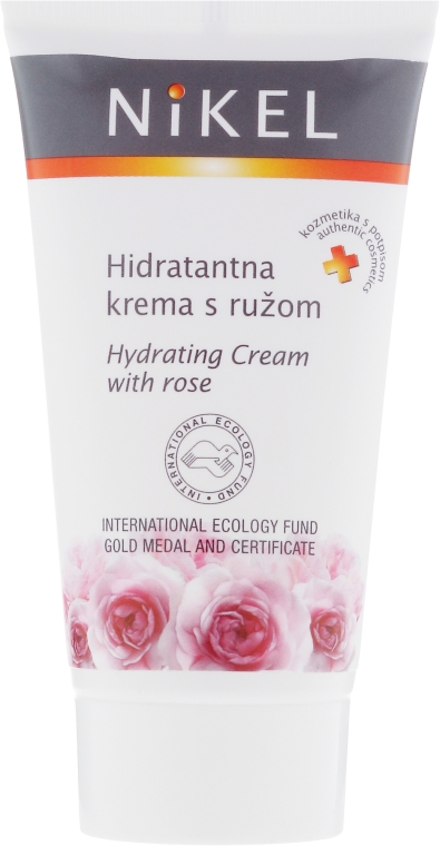Nawilżający krem z różą - Nikel Hydrating Cream With Rose — Zdjęcie N2