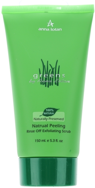 100% naturalny czysty peeling do twarzy - Anna Lotan Greens Natural Peeling — Zdjęcie N2