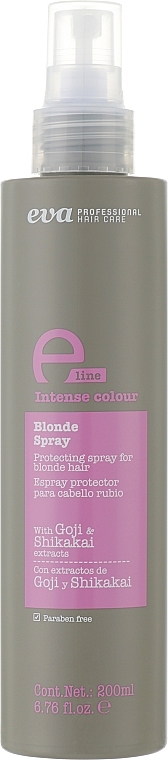 Spray do włosów blond - Eva Professional E-line Blond Spray — Zdjęcie N1