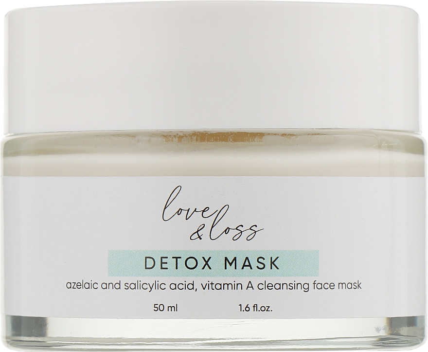 Oczyszczająco-detoksykująca maska ​​do twarzy - Love&Loss Detox Mask