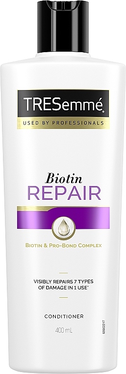 Naprawcza odżywka do włosów z biotyną - TRESemmé Biotin+ Repair 7 Conditioner — Zdjęcie N1