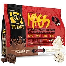 Kup Gainer - Mutant Mass 2 Flavours Triple Chocolate & Vanilla Ice Cream