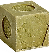 Tradycyjne mydło marsylskie (bez opakowania) - La Corvette Cube Olive 72% Soap Without Pack — Zdjęcie N3