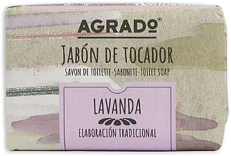Mydło do rąk o zapachu lawendy - Agrado Hand Soap Bar Lavender  — Zdjęcie N1