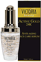 Kup Przeciwstarzeniowe serum do twarzy - Victoria Beauty Active Gold 24k Anti-Aging
