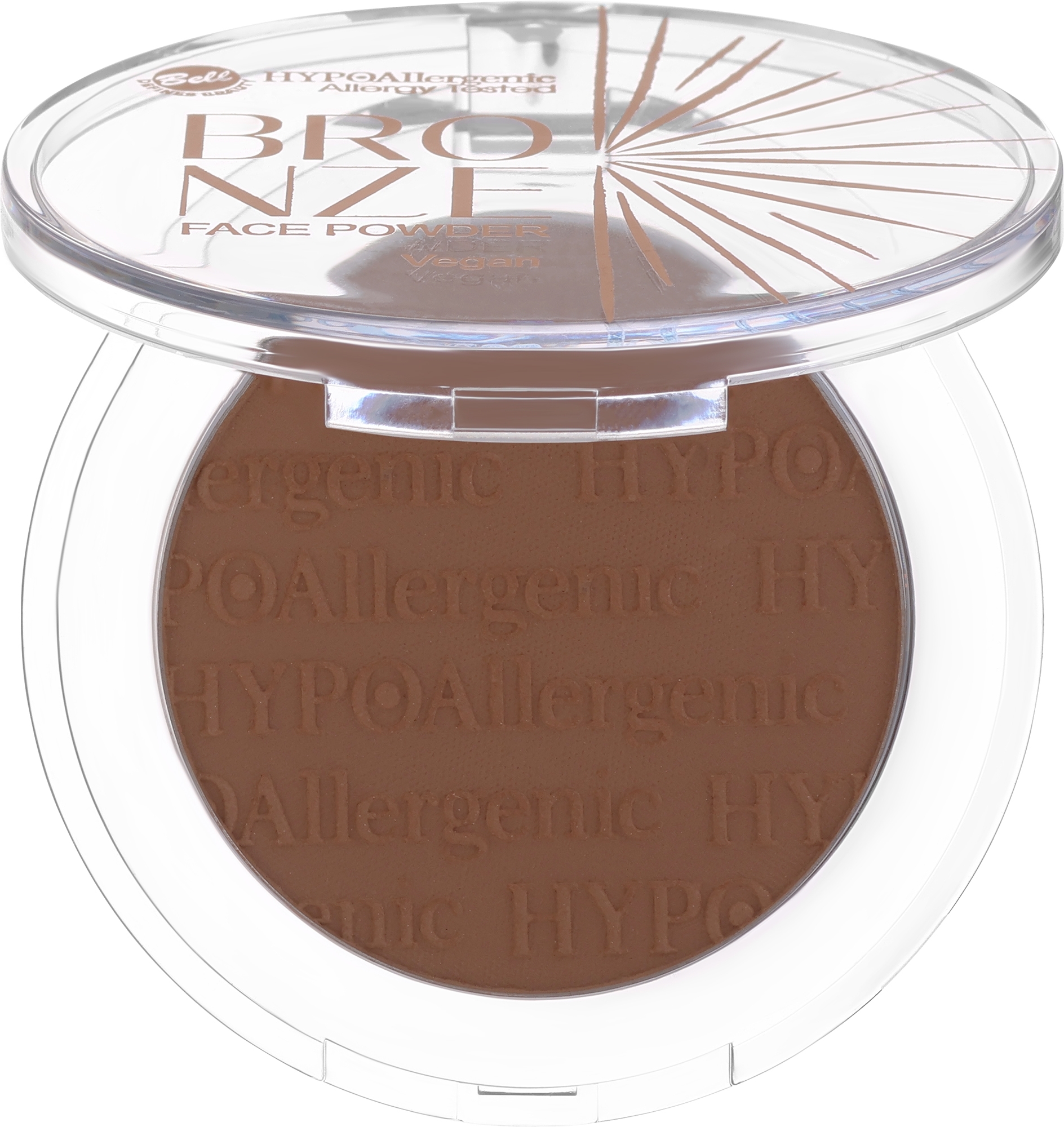 Hipoalergiczny puder brązujący do twarzy - Bell Bronze Face Powder Vegan — Zdjęcie 01 - Sunrise