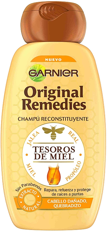 Szampon do włosów - Garnier Original Remedies Tesoros de Miel Shampoo  — Zdjęcie N2